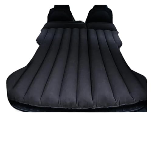 QLASDVUE Car Air Bed Fit for Tesla Model Y PVC Inflatable Air Mattress Outdoor Camping Special Suede Fabric Universal(Black)