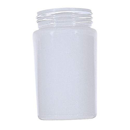Image of B&P Lamp Screw Fitter Globe with a Sprayed White Inside, 3 1 /4 inch Diameter, 3 11 /64 inch Diameter Fitter, and 6 1 /4 inch Height
