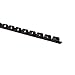 GBC Binding Spines/Spirals/Coils, 1/2" Diameter, 85 Sheet Capacity, CombBind, Black, 25 Pack (4090034)