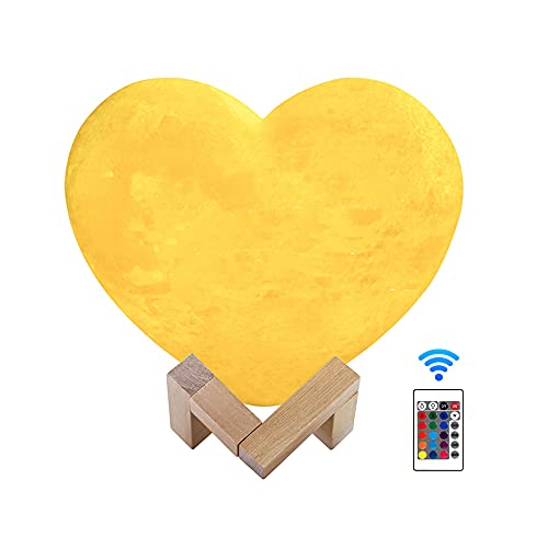Lampe personnalisée avec photo coeur, le cadeau personnalisable idéal