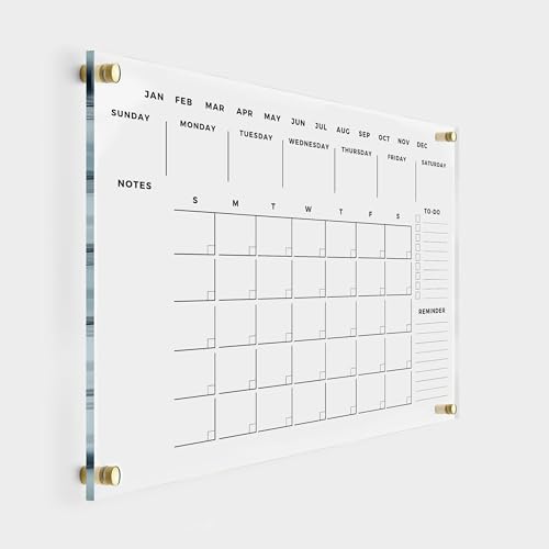 Wall Calendar - 24x18" Dry Erase Board