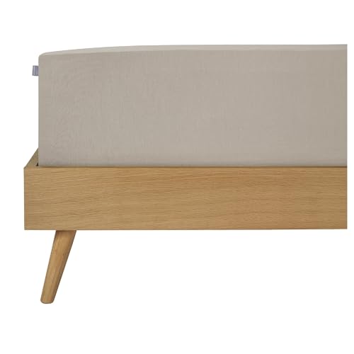 Lifewit Spannbettlaken 100 x 200 cm, ultraweiches Bettlaken für Matratzen bis zu Einer Höhe von 30 cm, knitterfrei und lichtbeständig – nur Spannbetttuch, Grau 6 Schiesser Spannbettlaken, 100% Baumwolle, Silber, 100 x 200 cm