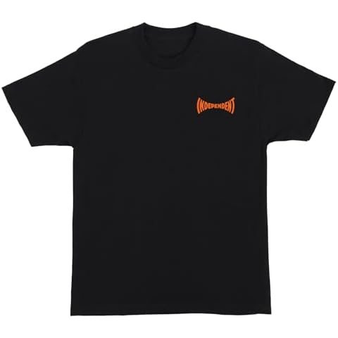 INDEPENDENT Short Sleeve T-Shirt Spanning Chest S/S Skate Shirt - Black, Size: Large Cover