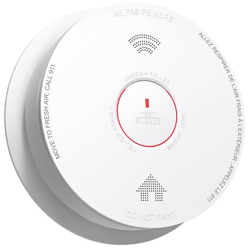 Smoke Detectors 10 Year Sealed Battery Operated,UL217-9th Listed Smoke Alarm
