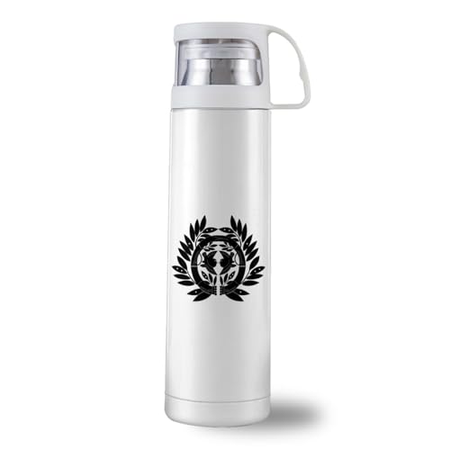 水筒 戦国武将 伊達政宗 家紋 魔法瓶 保温カップ ステンレスボトル スポーツボトル ウォーターカップ コップ付き 保冷 保温 漏れ防止 携帯便利 ステンレス鋼 かわいい 大人 子供用 500ml 贈り物