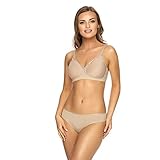 DESIGN: Durch die Verzierung mit Spitze an den Trägern und am Steg sorgt der Damen BH trotz seiner Funktionalität für einen ästhetischen und modernen Look.