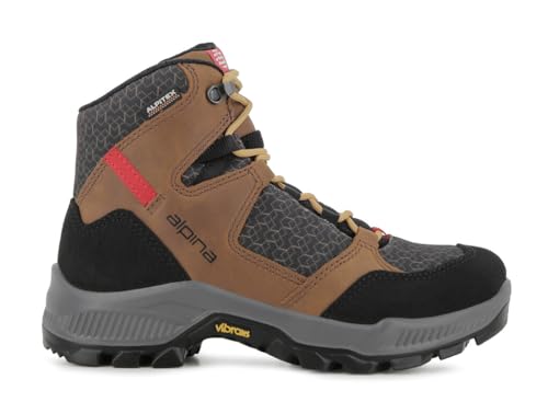 Alpina IRIN Premium Women's Boots - Ankle High Waterproof Shoes with Alpitex Breathable Membrane and Slip Resistant Vibram Sole Made in Europe,Size:US 6.5M-7.5W,Size:EU 39.5