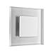 Produktbild LED Treppenbeleuchtung Premium SunLED Small 230V 1W Echtes Glas Wandleuchten Treppenlicht mit Unterputzdose Treppen-Stufen-Beleuchtung Wand-Einbauleuchte (ALU: Weiß; LICHT: Kaltweiß, 4 Stück)