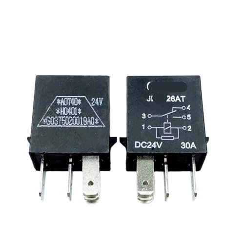 Relais JD2926AT 24V 30A à 5 broches haute conductivité, lot de 10 relais DC24V