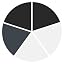 1|black/Black/White/White/Dark Grey