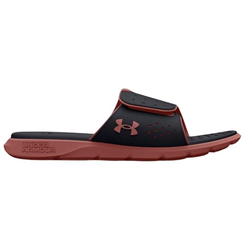 Under Armour Women's Ignite Pro Slide, (003) Black/Red Fusion/Red Fusion, 7, US
