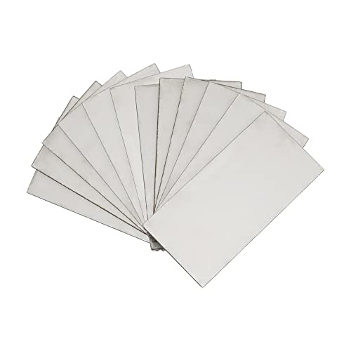 Luckyweld Welding Practice Kit - 201 Stainless Steel, Welding Plate 2 By 4 Inch 12Pcs Welding Coupons,Suitable For Mig, Tig, Stick, Arc,Mma, Welding Kit For Novices(12Pcs/Pack) #TOP1