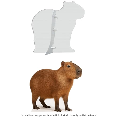 Image of Capybara 2FT Life Size Cardboard Cutout - A Fun Animal Standup for Photo Booths, Birthday Parties, and Events
