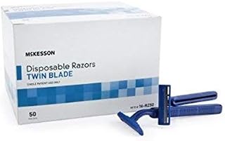 McKesson Twin Blade Razor Disposable (Box of 100)