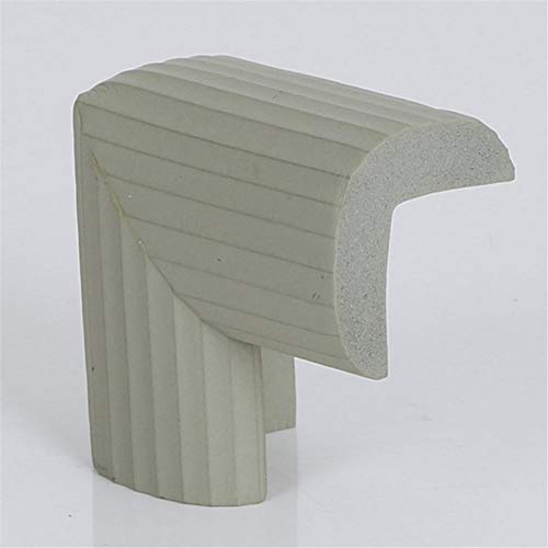 EYCFSJ 安全コーナープロテクターガード 10個ソフトベビーセーフコーナープロテクターベビーキッズプロテクションL字型テーブルデスク家具コーナーガード子供用セーフティエッジグレー