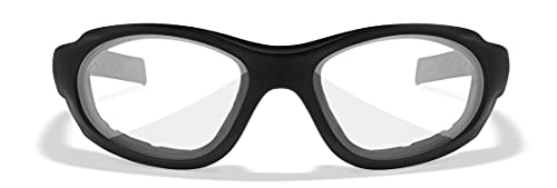 Wiley X XL-1 Advanced Sunglasses, ANSI Z87 Safety Glasses for Men and Women, UV Eye Protection for Shooting & Motorcycle Matte Black Frame, Smoke Grey and Clear Changeable Lenses, Ballistic Rated2