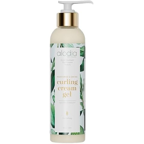 ALODIA Moisturizing Curling Cream - 8 oz - Buildable Hold for Wavy, Curly & Coily Hair with Safflower Oil & Jojoba Oil - Nut-Free Formula Cover