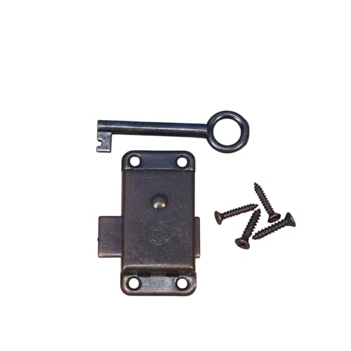 Replacement Parts for Grandfather Clock Door Lock & Key Set Bronze Ridgeway Howard Miller Sligh Clock Making Parts DIY Precision Tool