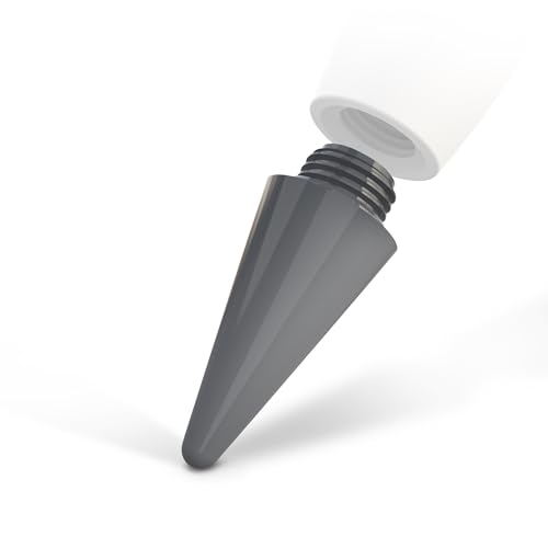 ZAGG Pro Stylus 2 Replacement Tips - 4-Pack, Also Fits Zagg Pro Stylus, Easy Screw-On Design, Tilt-Sensitive Design, Compatible with iPad, iPad Pro, iPad Air, and More, Gray