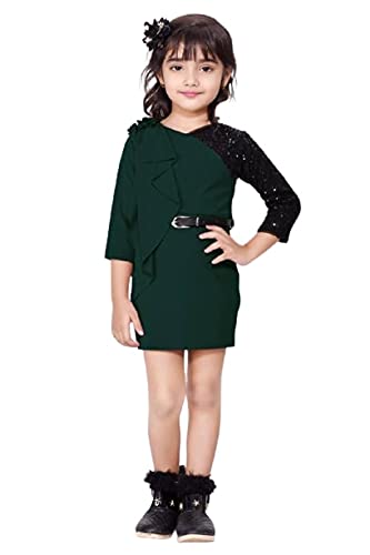 Urban Flu Kids Girls Western Midi Dress One Piece Outfit For Girls Belt Included Amazon In Clothing Accessories