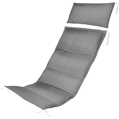 Ferocity Flax Water-Repellent Deck Chair Cushion Cover