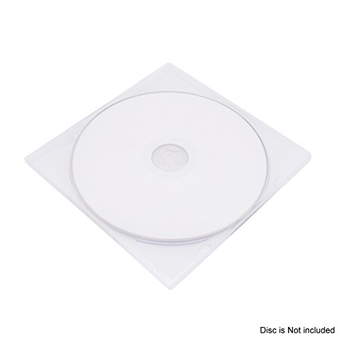 Maxtek 5.2Mm Durable Cd Case, Slim Single Clear Pp Poly Plastic Cases, 100 Pack. #TOP3