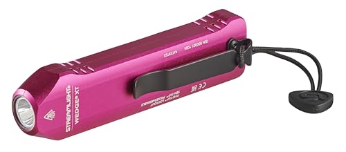 Image of Streamlight 88824 Wedge XT 500-Lumen 1,900-Candela Flat Everyday Carry Flashlight, Includes USB-Cable and Pocket Lanyard, Pink BCRF Edition