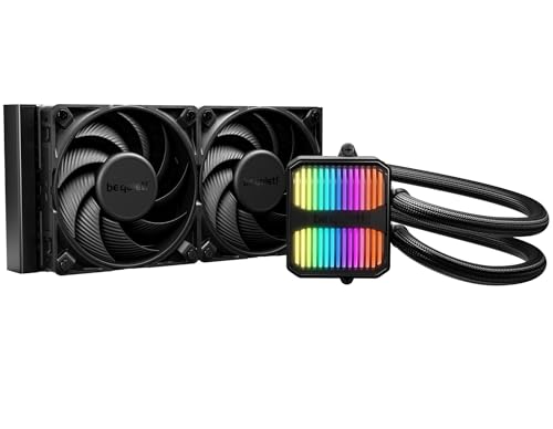 be quiet! Silent Loop 3 240mm Wasserkühlung, 2 Silent Wings 4 120mm PWM high-speed Lüfter, hochentwickelter Kühlblock, leistungsstarkes 3-Kammer-Pumpendesign, unglaublich hohe Kühlleistung