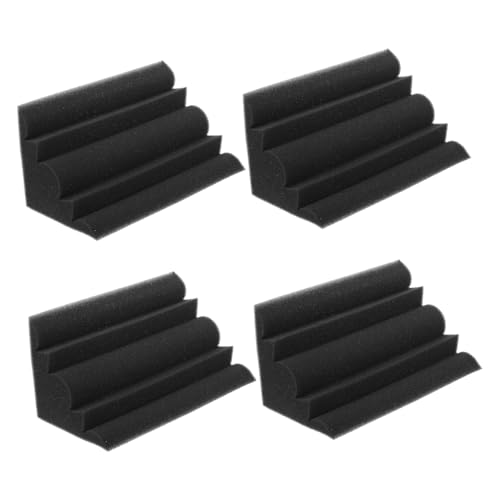 Levemolo 8pcs paneles acústicos absorbentes de sonido de baja frecuencia para estudio y diseño de insonorización de home theater con propiedades antiflama para trampas de graves en esquinas y reducción de ruido miniatura 7