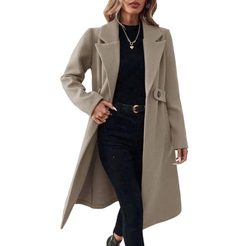Manteau en laine femme chic pour le travail et les sorties quotidiennes