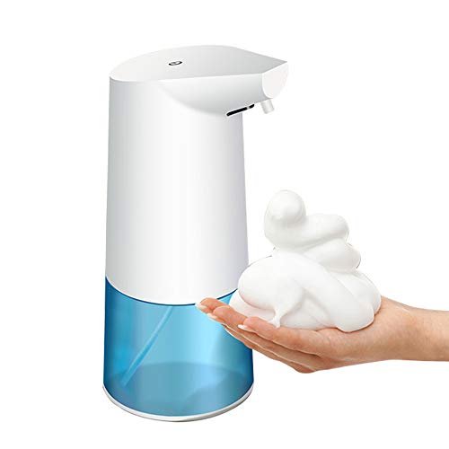 Dispensador de Desinfectante Manos,350ml Dispensador Jabon Automático Sensor Infrarrojo Sin Contacto Dosificador Jabon Espuma para Hogar,Oficina,Hotel,Hospital