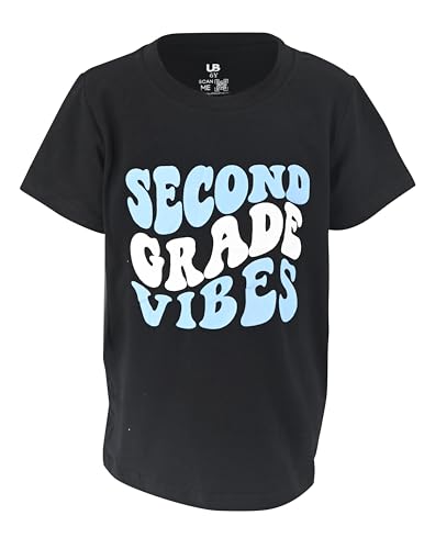 Image of Unique Baby Boys 2nd Grade Vibes Only Back to School T Shirt