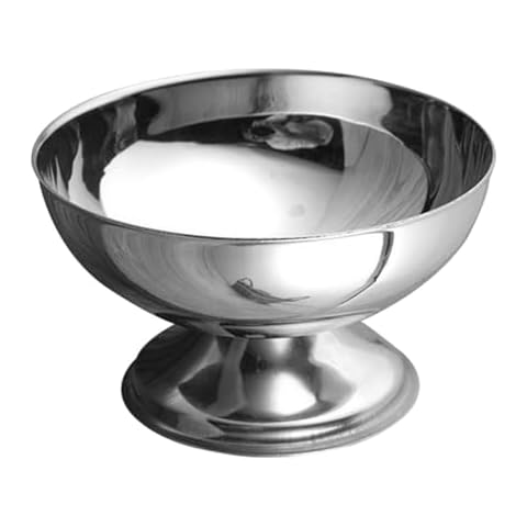 PRETYZOOM Stainless Steel Ice Cream Bowl Cover