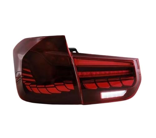 Feux arrière LED complets dynamiques pour BMW Série 3 berline rouge