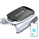 Surfer M1 Solar Powered Automatic Robotic Pool Skimmer Cleaner, White, 12H Battery Life,...