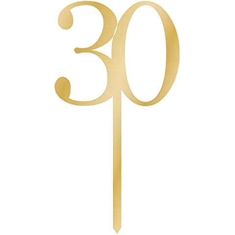 Amscan Sparkling 30th Birthday Cake Topper Cover