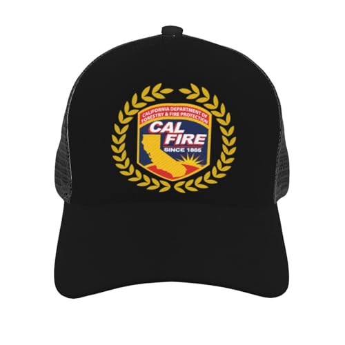 California Department of Forestry and Fire Mesh Baseball Cap - Classic Adjustable Peaked Cap, Trucker Hat for Men and Women2