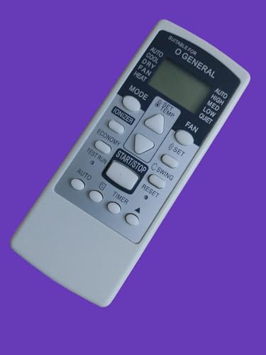 Image of Sanavya AC Remote Control - Compatible Replacement for Split & Window Air Conditioners - Replicates Genuine Remote Functions (O General Ac Remote 113)