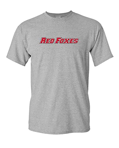 CreateMyTee | Marist College Red Foxes T-Shirt (Sport Grey, X-Large)