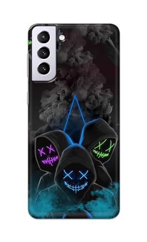Image of PRINTFIDAA Printed Hard Back Cover Case for Samsung Galaxy S21 Plus 5G | S21+ 5G Back Cover (Mask Man) -112