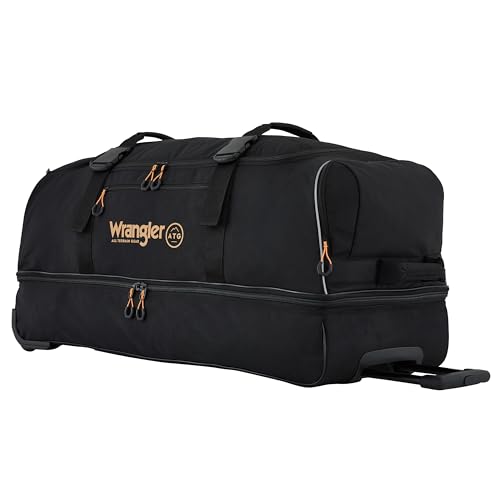 Image of ATG Compass Rolling Travel Duffel Bag, Rich Black, 36-Inch