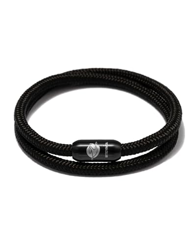 Handmade Nautical Rope Bracelet for Men Sunproof Colorfast Surfer Braided Paracord Bracelet Unique Choice for Men, Women & Couples