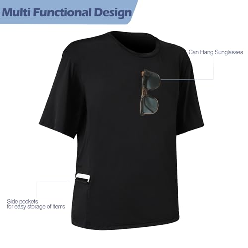 4 Pack Men's Big and Tall Shirts Summer Workout Shirts Casual T-Shirts Short Sleeve for Athletic Running Gym2