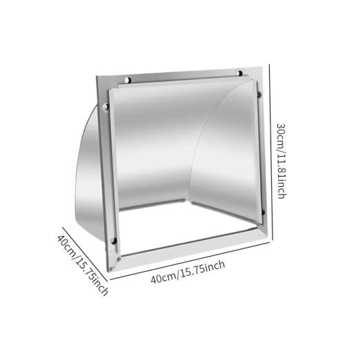 Couvercle de Séchage 10 Inch Anti-vent Grille Murale Inox Évacuation Extérieure