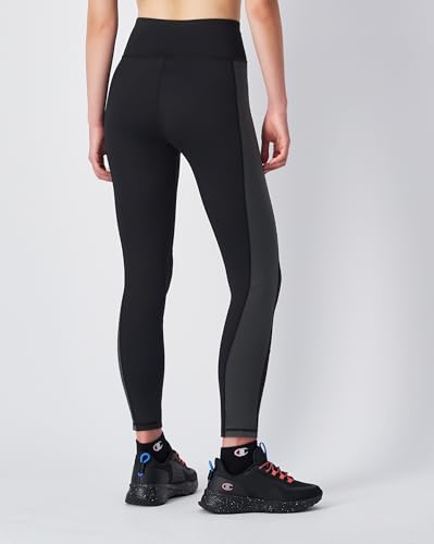 Champion Legacy C-Tech W (117485) Quick-Dry Compact Stretch Poly Jersey 7/8 Leggings, Black, L Women FW24, Black (NBK/Lea), L - Image 2