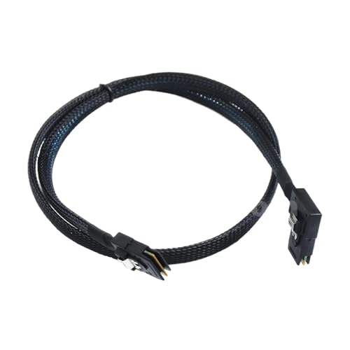 Cable SAS MI-N SFF8087 a SFF8087 ángulo recto 80 cm