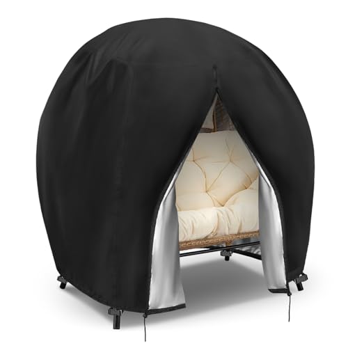 Iptienda Outdoor Double Egg Chair Cover Waterproof, 58x36x56in