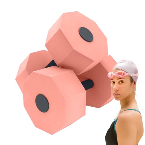 Pesas aeróbicas acuáticas | 1 par de mancuernas de espuma para ejercicio acuático, equipo aeróbico de alta densidad, pesas ligeras de entrenamiento para niños en interiores y pérdida de peso