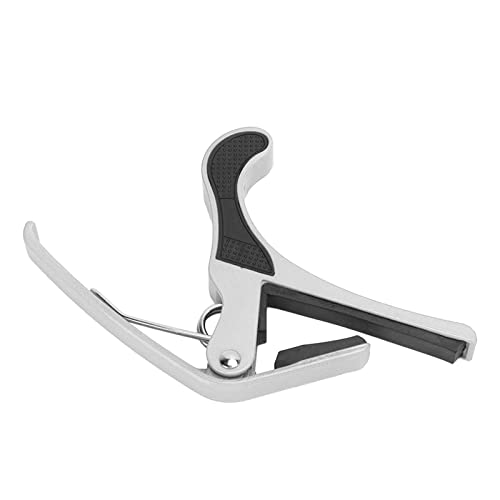 Ensemble de capo de guitare, capo de guitare facile à utiliser avec des médiators pour mandoline Argent - Les Beatles, Paul McCartney, John Lennon, RIngo Starr, George Harrison Ensemble de capo de guitare, capo de guitare facile à utiliser avec des médiators pour mandoline Argent