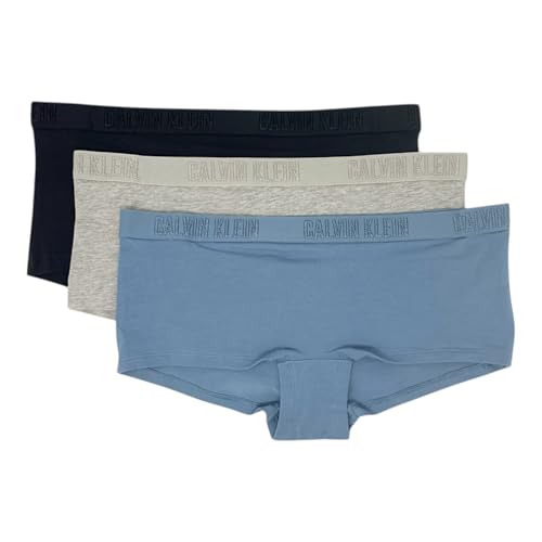 Calvin Klein Women's Monochrome Cotton Boyshort 3 Pack